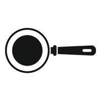 Cookware icon simple vector. Pan fry wok vector