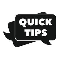 Creative tip icon simple vector. Idea advice vector