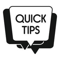 Solution tip icon simple vector. Quick trick vector