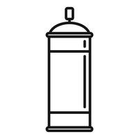 Spray waste icon outline vector. Recycle bin vector