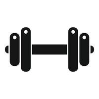Dumbbell icon simple vector. Food diet vector