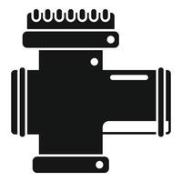 Sewage pipe icon simple vector. Drain system vector