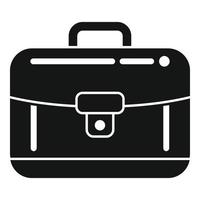 Client briefcase icon simple vector. Platform system vector