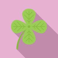 Clover design icon flat vector. Irish luck vector