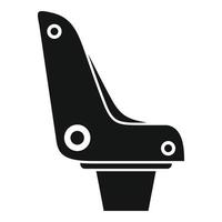 Family kid seat icon simple vector. Baby bike vector