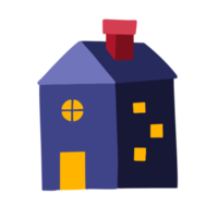 Tiny house flat design png