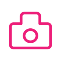 Camera icon design for web interfaces and applications png