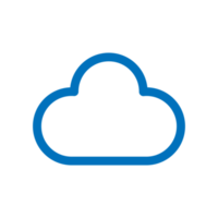 Cloud icon design for web interfaces and applications png