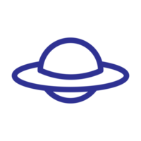 ufo-Icon-Design für Raumgestaltungselement-Thema png