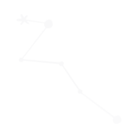 illustration d'art de ligne de constellation d'étoiles png