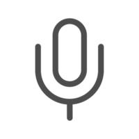microfono icona design per ragnatela interfacce e applicazioni png