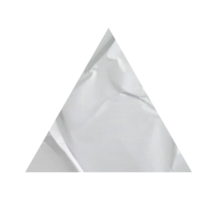 autocollants en forme de triangle avec texture de papier. autocollant collé pour étiquette rétro, étiquette et élément de conception. png