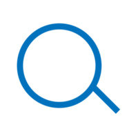 Search icon design for web interfaces and applications png