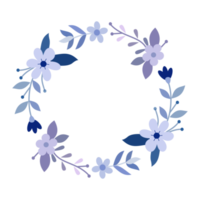 Round wreath frames illustration png