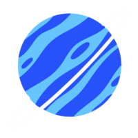 gemakkelijk planeet illustratie voor ontwerp element png