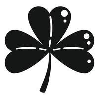 Clover petal icon simple vector. Luck leaf vector