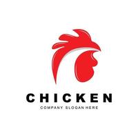 Chicken Logo, Farm Animal Vector, Design For Chicken Farm, Fried Chicken Restaurant, Cafe vector