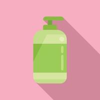 Biodegradable plastic dispenser icon flat vector. Eco recycle vector