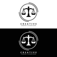 Law Logo, Scales Justice Vector, Design For Pawnshop Brands, Law, Attorney, Financial Institutions vector