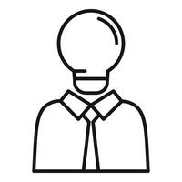 Business idea icon outline vector. Expert standard vector