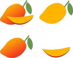 mango, iconos vectoriales. vector