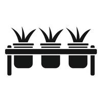 Eco farm plant pot icon simple vector. Farmer agriculture vector