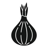 Onion icon simple vector. Organic farm vector