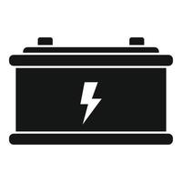 Eco car battery icon simple vector. Save clean vector