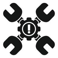 Key solution icon simple vector. Creative problem vector