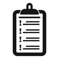 Work clipboard icon simple vector. Business solution vector
