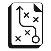 Strategy solution icon simple vector. Creative business vector