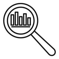 Data team solution icon outline vector. Creative business vector