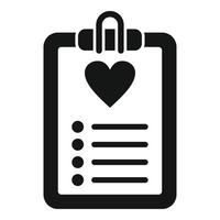 Clipboard charity icon simple vector. Donate help vector