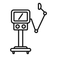 Breath ventilator machine icon outline vector. Hospital patient vector