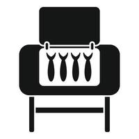 Tandoor smokehouse icon simple vector. Bbq grill vector