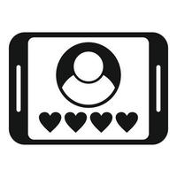 Customer credibility icon simple vector. Trust promise vector