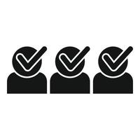 Work team icon simple vector. Business success vector