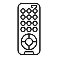 Remote control icon flat vector. Business center vector