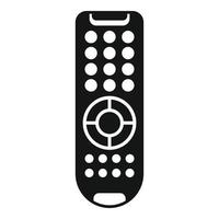 Air conditioner remote control icon simple vector. Business center vector