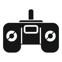 Joystick control icon simple vector. Data center vector