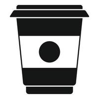 Jam cocoa cream icon simple vector. Paste jar vector