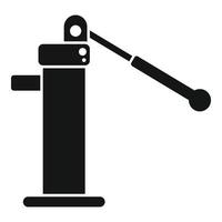 Station pump icon simple vector. Water system vector