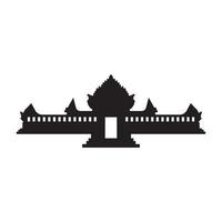 pagoda temple icon logo vector design