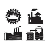 factory icon logo vector design template