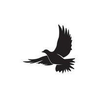 Ilustración de vector de plantilla de logotipo de paloma