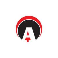 letter A icon logo vector design