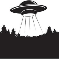 UFO vector logo template illustration