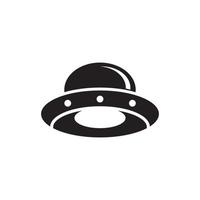 UFO vector logo template illustration