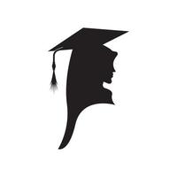 School graduation logo template design vector