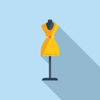 Clothing mannequin icon flat vector. Repair tailor vector